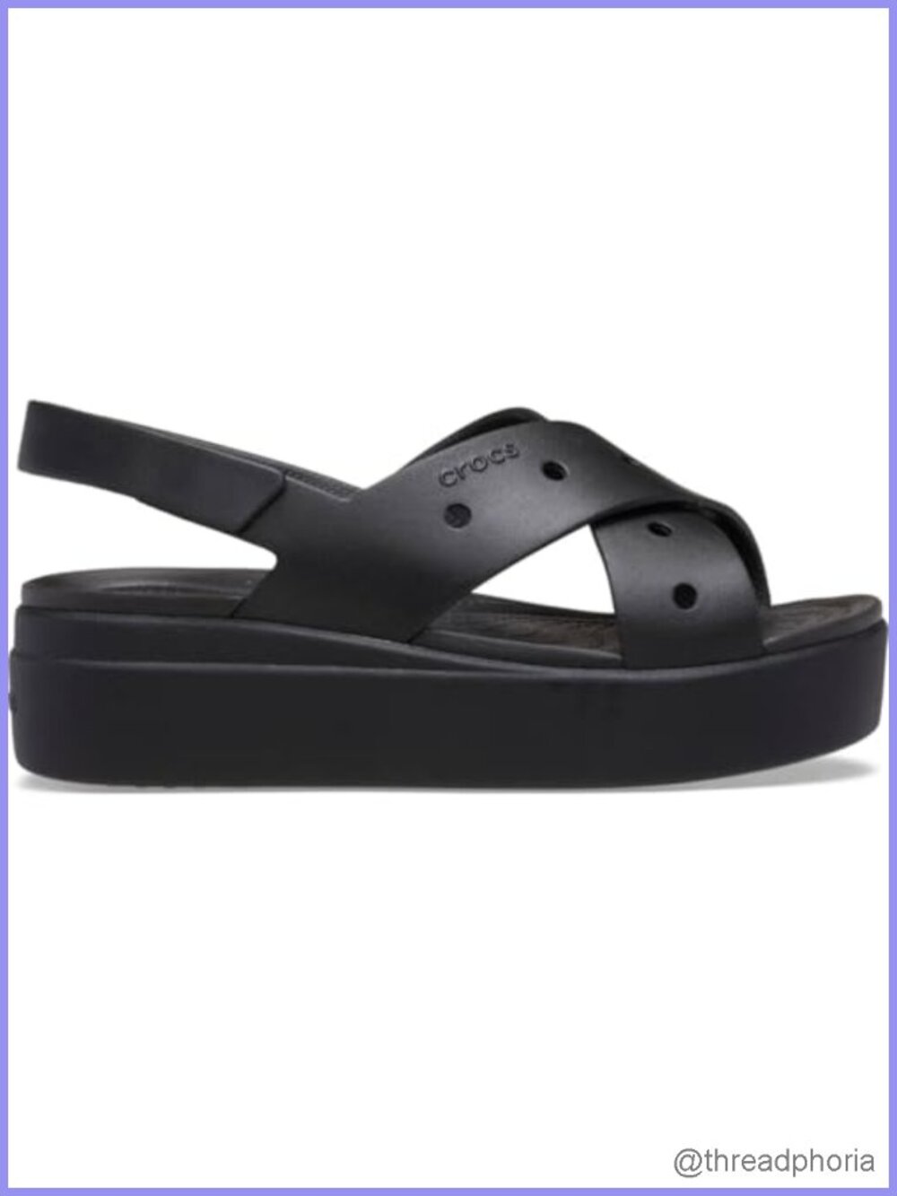 Women's Platform Wedge Sandals, Adjustable Ankle Strap, LiteRide Foam, EVA